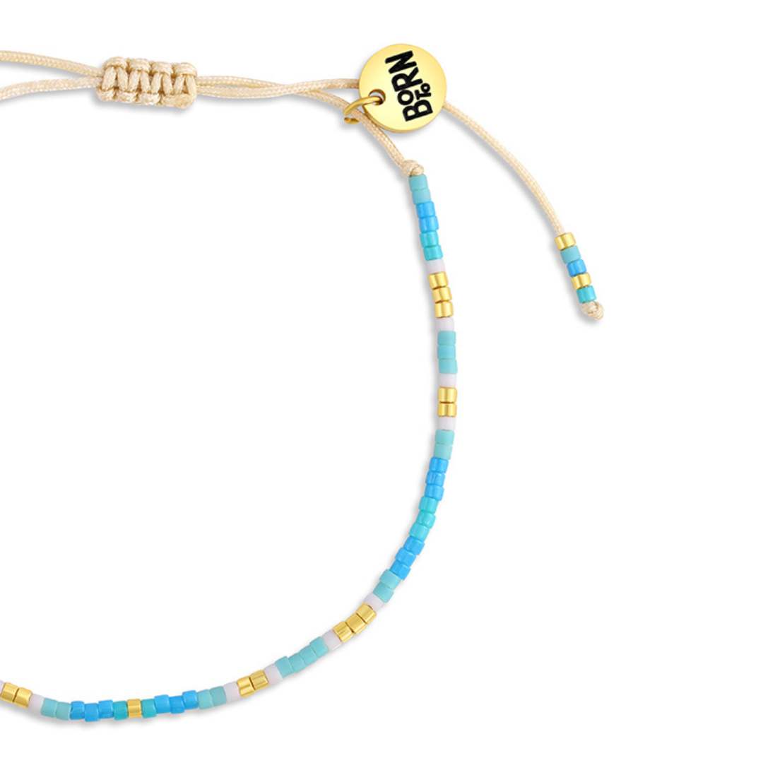 Saltwater Adjustable Beaded Bracelet