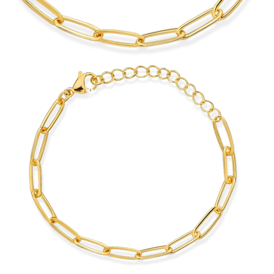 Paperclip Bracelet - Yellow