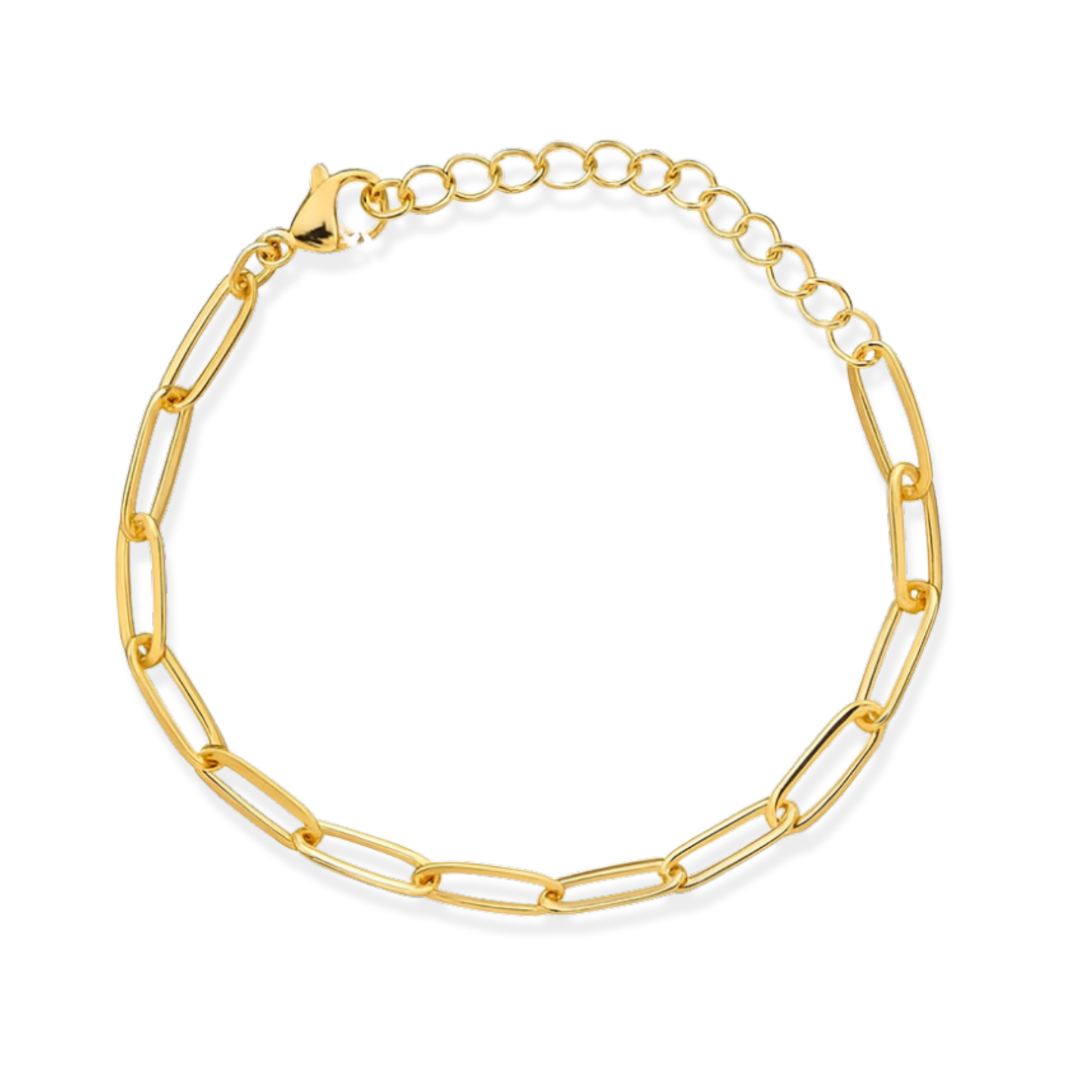 Paperclip Bracelet - Yellow