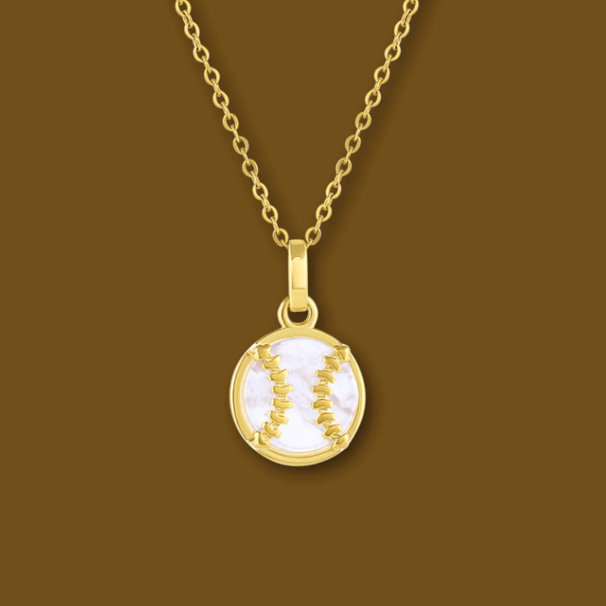 Baseball Necklace Pendant – baseball jewelry gift for athletes, players, teams, fans, and coaches