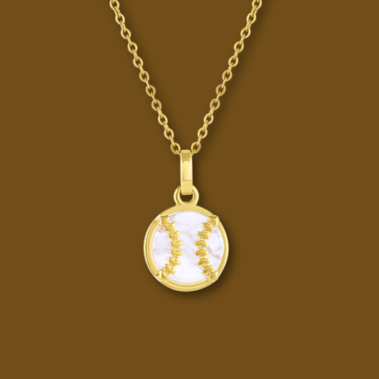 Baseball Necklace Pendant – baseball jewelry gift for athletes, players, teams, fans, and coaches