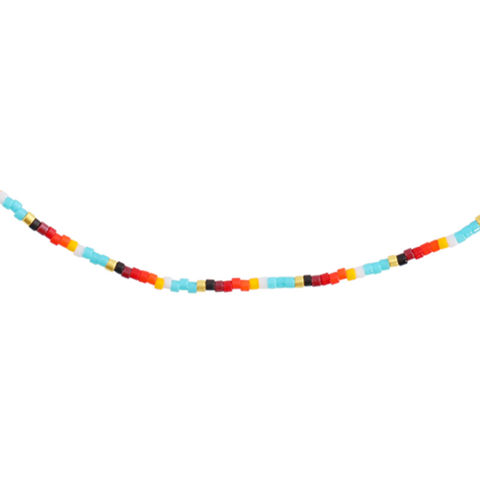 Sunset Beaded Necklace