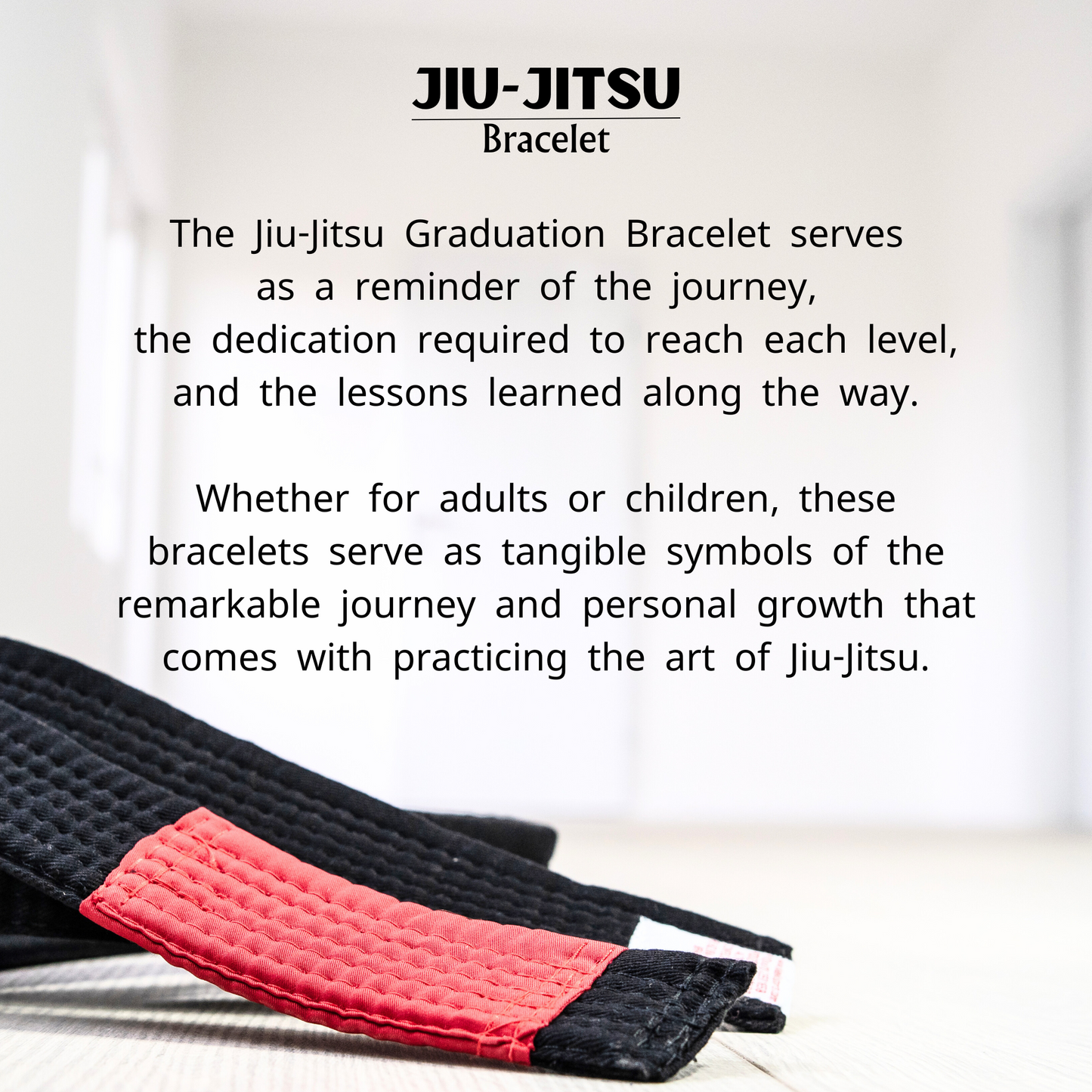 Jiu-Jitsu Kids Belt Rank Bracelet