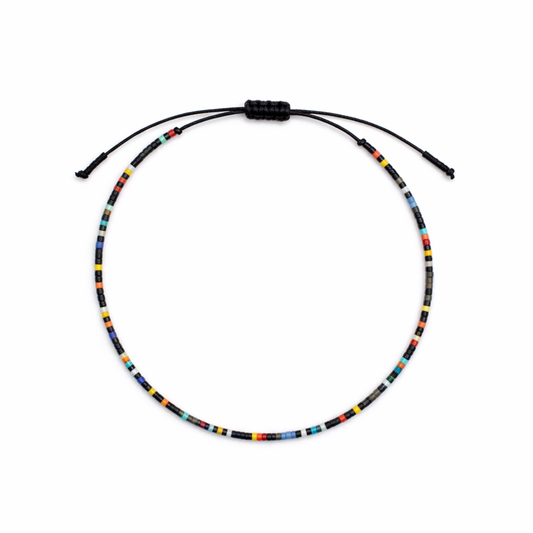 Sausalito Adjustable Beaded Anklet