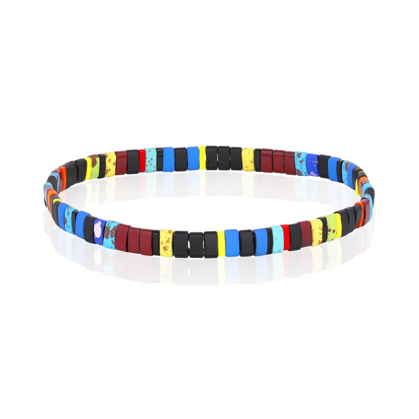Blacks Beach Stretch Beaded Anklet