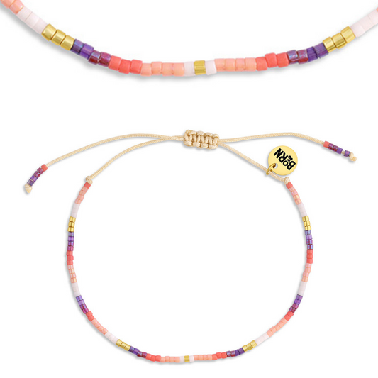 Sandbar Adjustable Beaded Bracelet