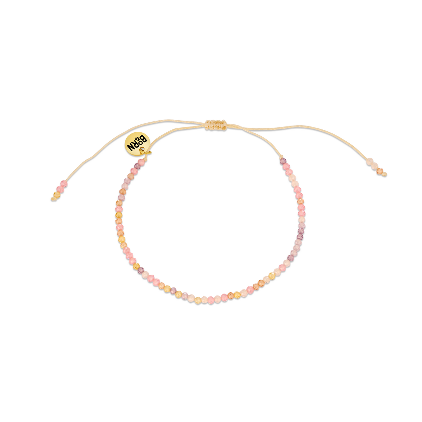 Blush Crystal Beads Bracelet