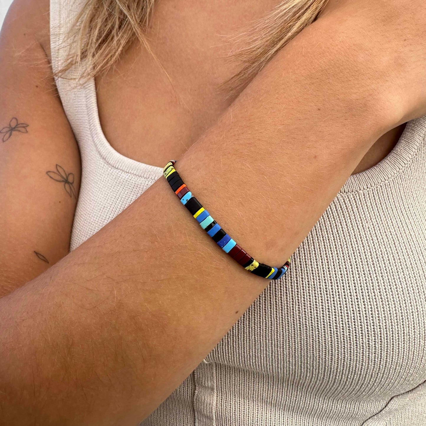 Blacks Beach - stackable stretch bracelet