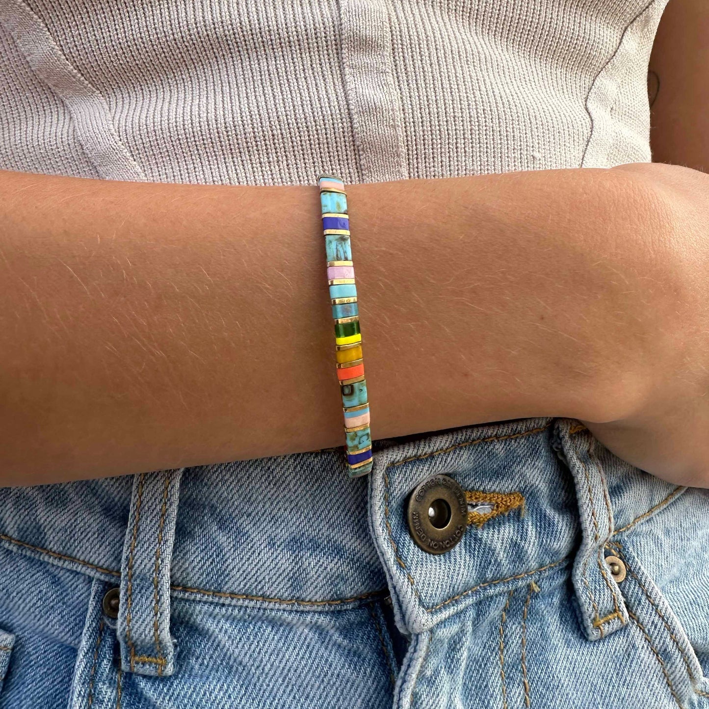 Aloha - stackable stretch bracelet
