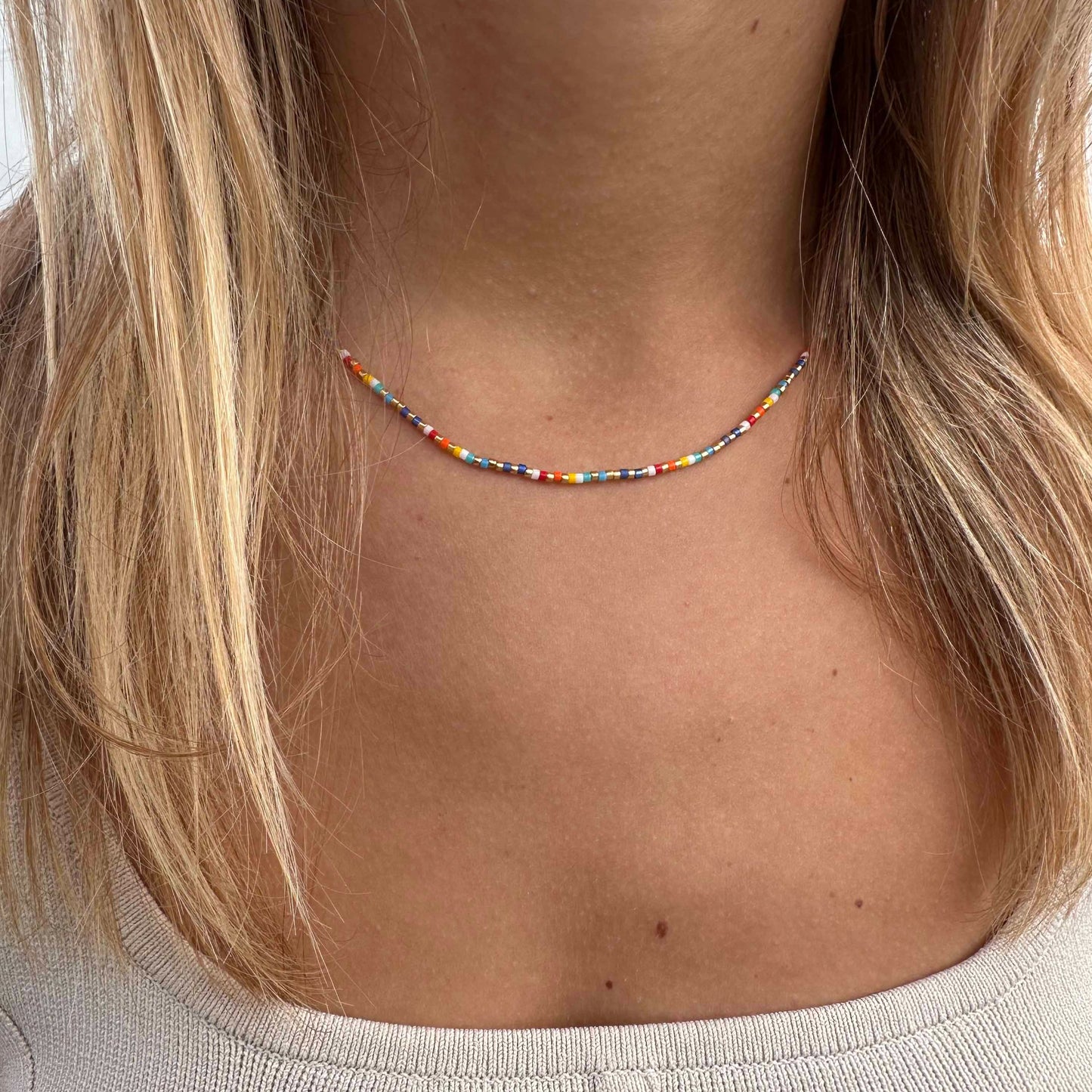 Coral Reef Beaded Necklace