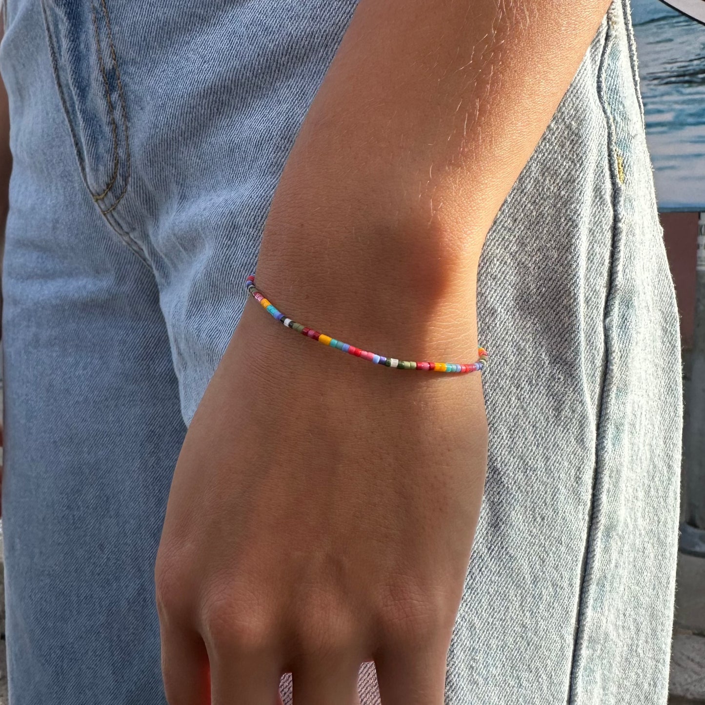 Catalina Adjustable Beaded Bracelet