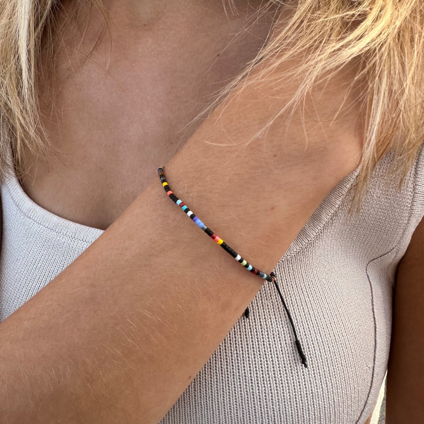 Sausalito Adjustable Beaded Bracelet