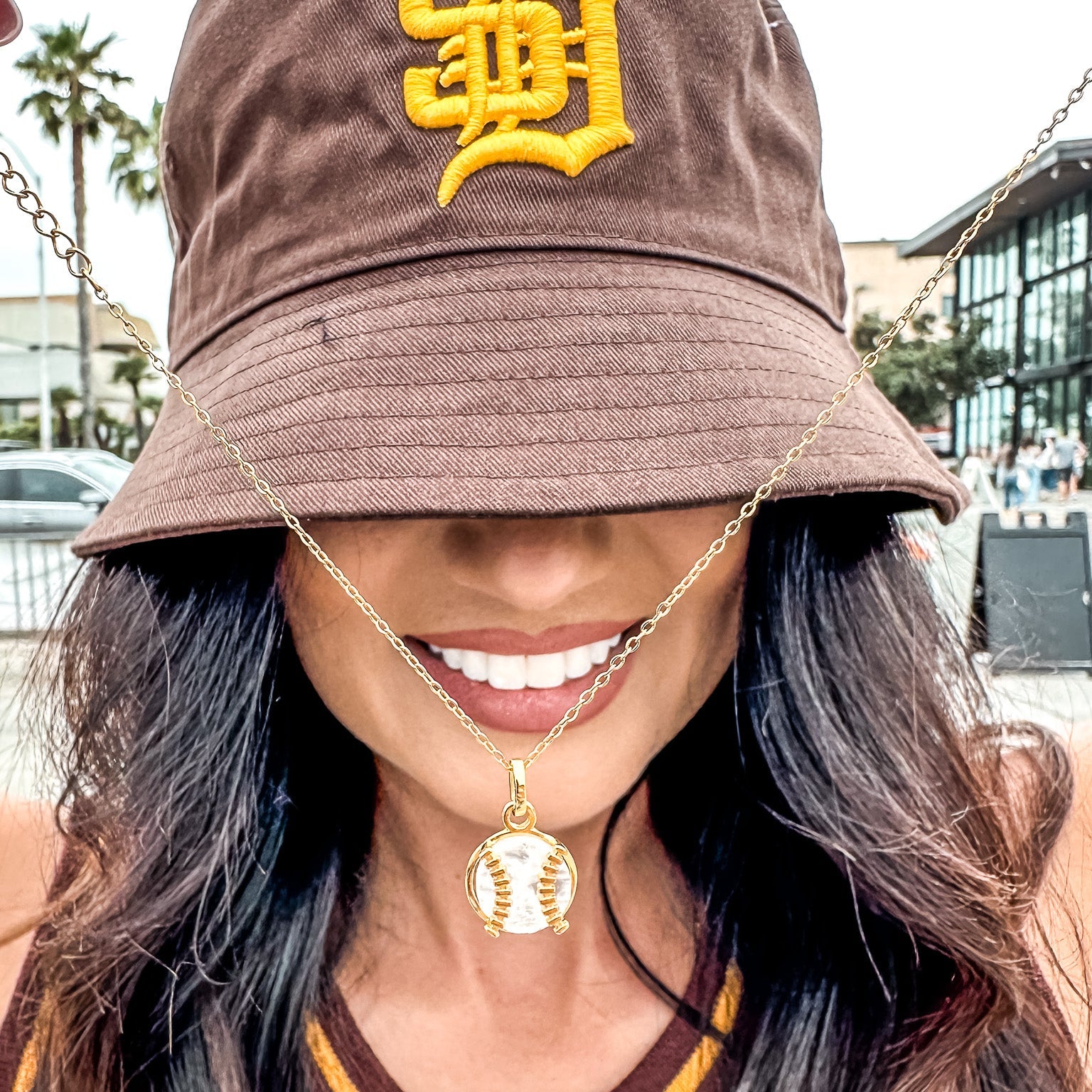 Baseball Necklace Pendant – baseball jewelry gift for athletes, players, teams, fans, and coaches