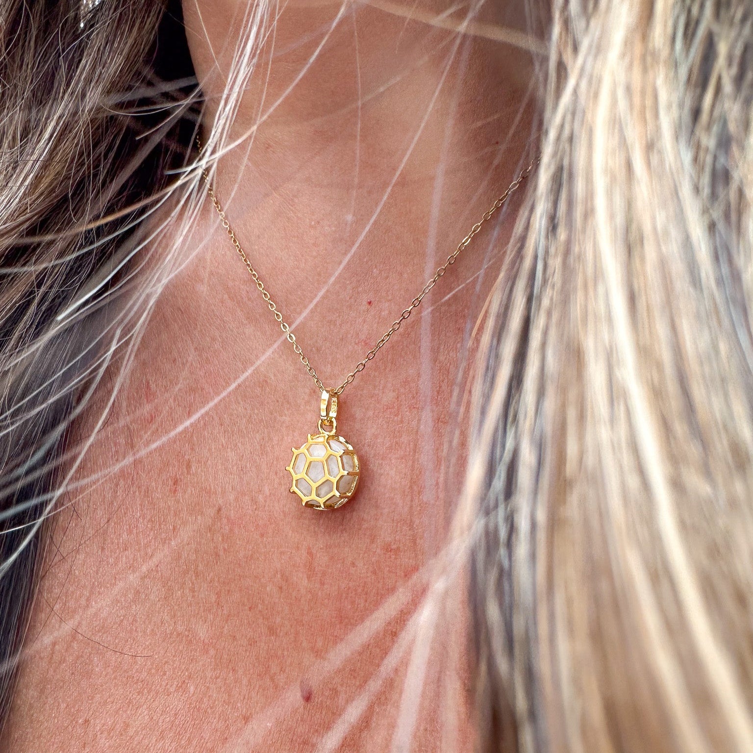 Soccer Ball Necklace – soccer jewelry gift for athletes, players, fans, teams, and coaches