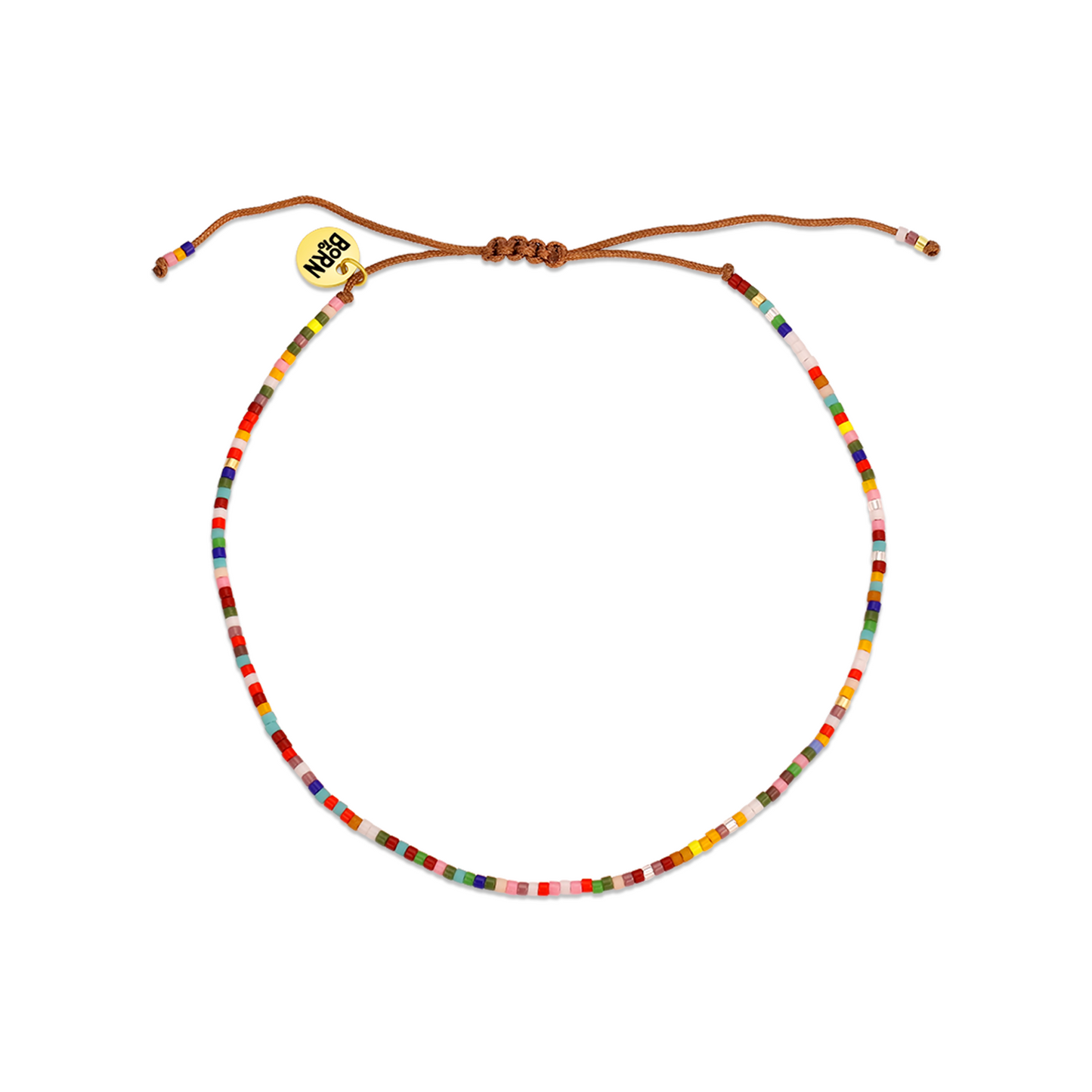 Sprinkles Adjustable Beaded Anklet