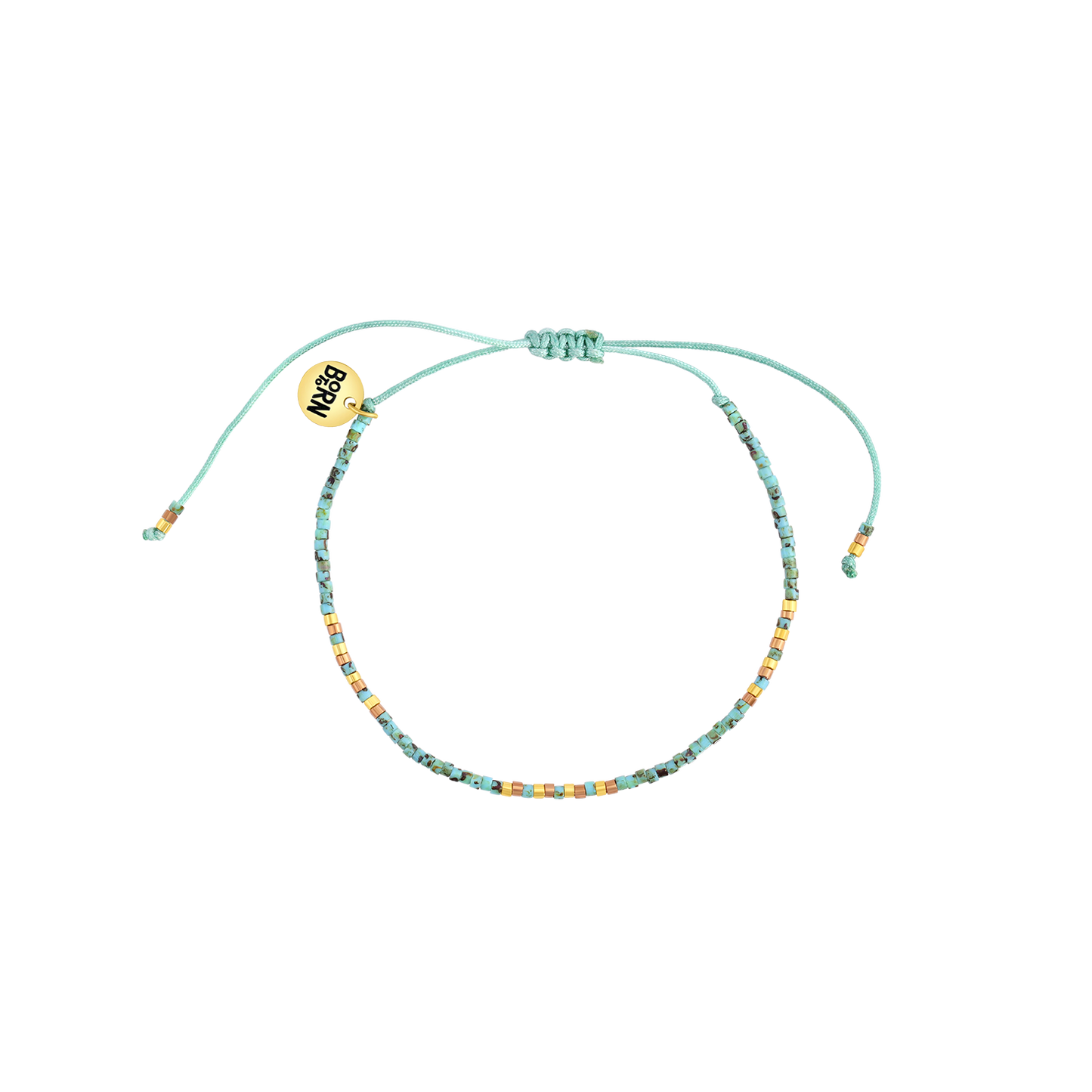 Tidepool Adjustable Beaded Bracelet