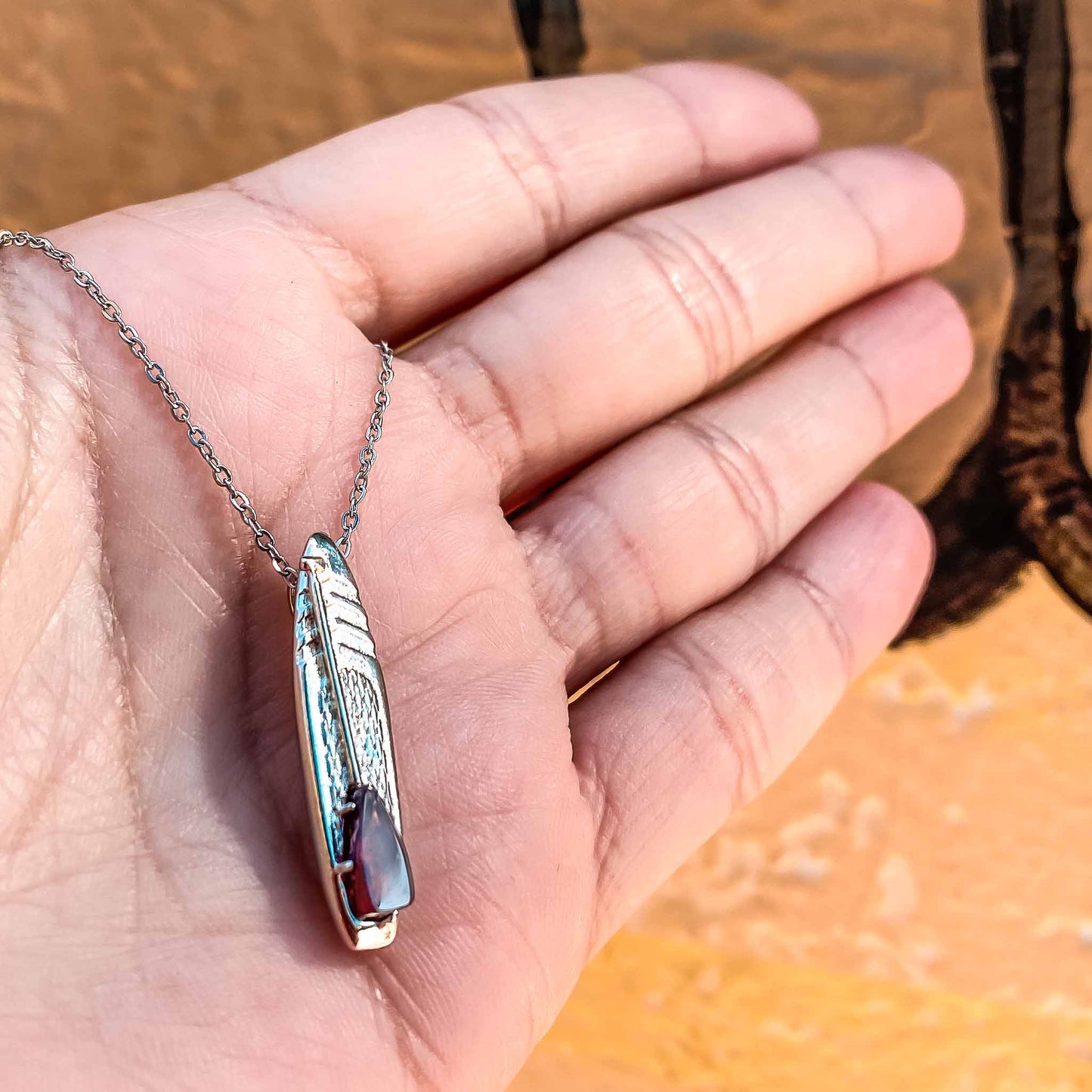 Looking for places to buy or rent a paddle board? This stand up paddle board pendant will be the best and highest performance SUP you'll ever find. Take your paddle board with you, even when you're not surfing, racing or touring. Shop January's birthstone SUP jewelry online or at a surf shop near you.