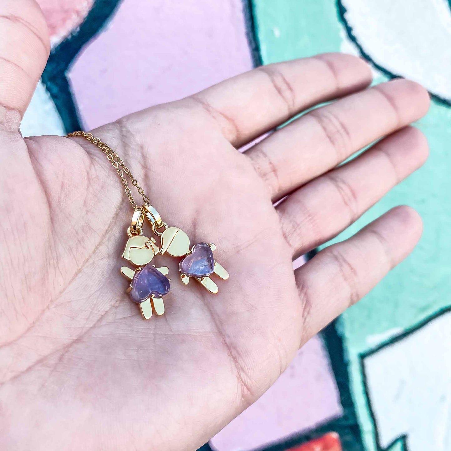 One-of-a-kind birthstone jewelry collection. This unique & meaningful birthstone charm necklace is the perfect gift for yourself, Mother's Day, Valentine's Day, baby shower, Christmas & birthdays. A personalized gift idea for every mom, mom-to-be, grandma, bride, bridesmaid, daughter, wife, mother-in-law & loved one.