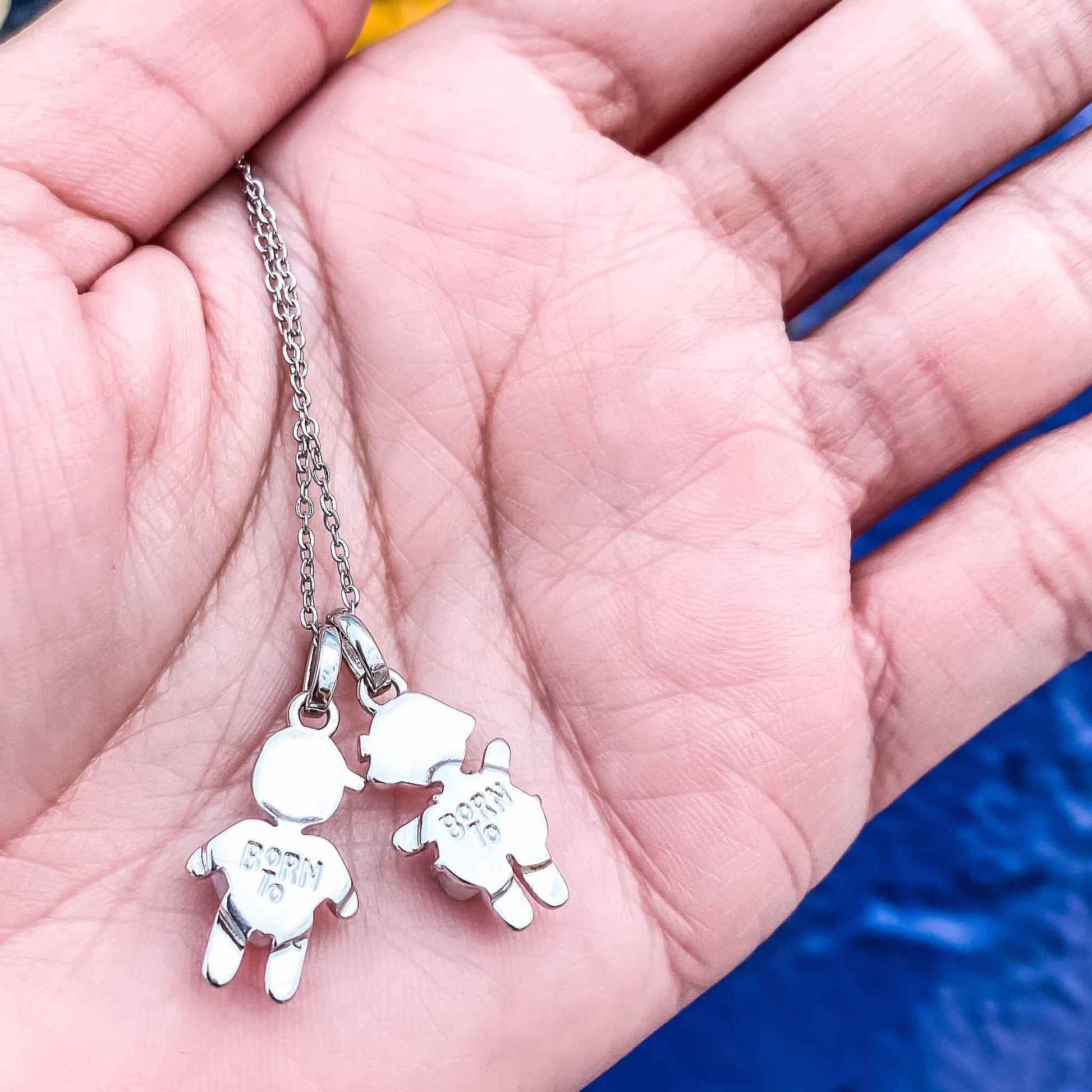 One-of-a-kind birthstone jewelry collection. This unique & meaningful birthstone charm necklace is the perfect gift for yourself, Mother's Day, Valentine's Day, baby shower, Christmas & birthdays. A personalized gift idea for every mom, mom-to-be, grandma, bride, bridesmaid, daughter, wife, mother-in-law & loved one.