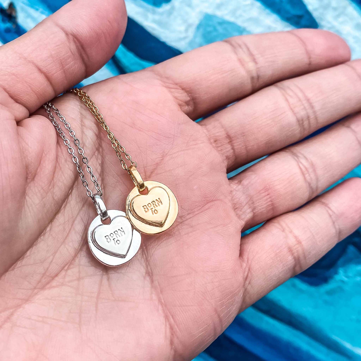APRIL Birthstone yellow Gold Jane medallion Necklace in Quartz Crystal-Born to Rock Jewelry - Diamond is April's birthstone and the gem for the 10th & 60th wedding anniversaries. This unique charm makes a great gift for yourself, Mother's Day, Valentine's Day, graduation, Christmas and birthdays. A personalized gift idea for every mom, grandma, bride, bridesmaid, daughter, wife, mother-in-law & loved one.