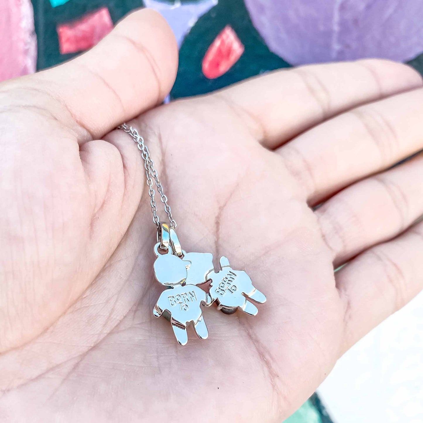 One-of-a-kind birthstone jewelry collection. This unique & meaningful birthstone charm necklace is the perfect gift for yourself, Mother's Day, Valentine's Day, baby shower, Christmas & birthdays. A personalized gift idea for every mom, mom-to-be, grandma, bride, bridesmaid, daughter, wife, mother-in-law & loved one.