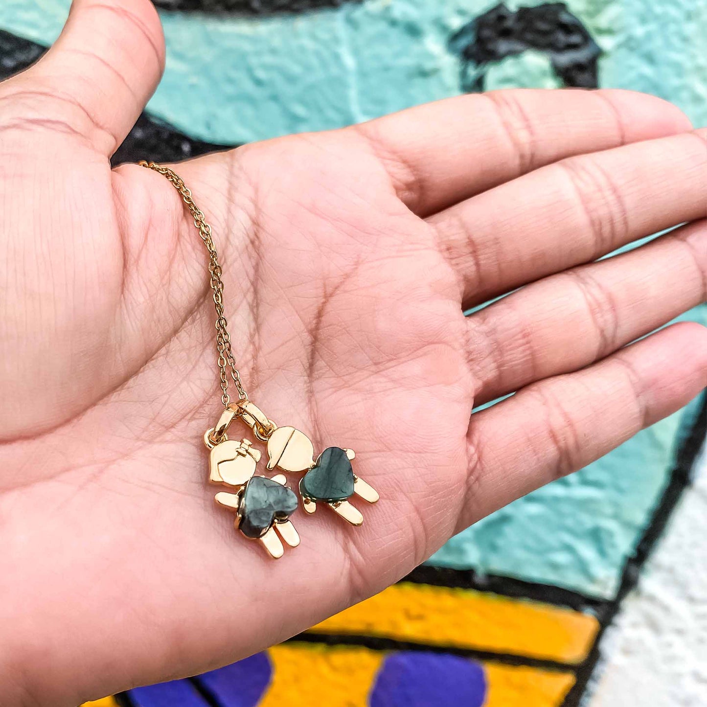One-of-a-kind birthstone jewelry collection. This unique & meaningful birthstone charm necklace is the perfect gift for yourself, Mother's Day, Valentine's Day, baby shower, Christmas & birthdays. A personalized gift idea for every mom, mom-to-be, grandma, bride, bridesmaid, daughter, wife, mother-in-law & loved one.