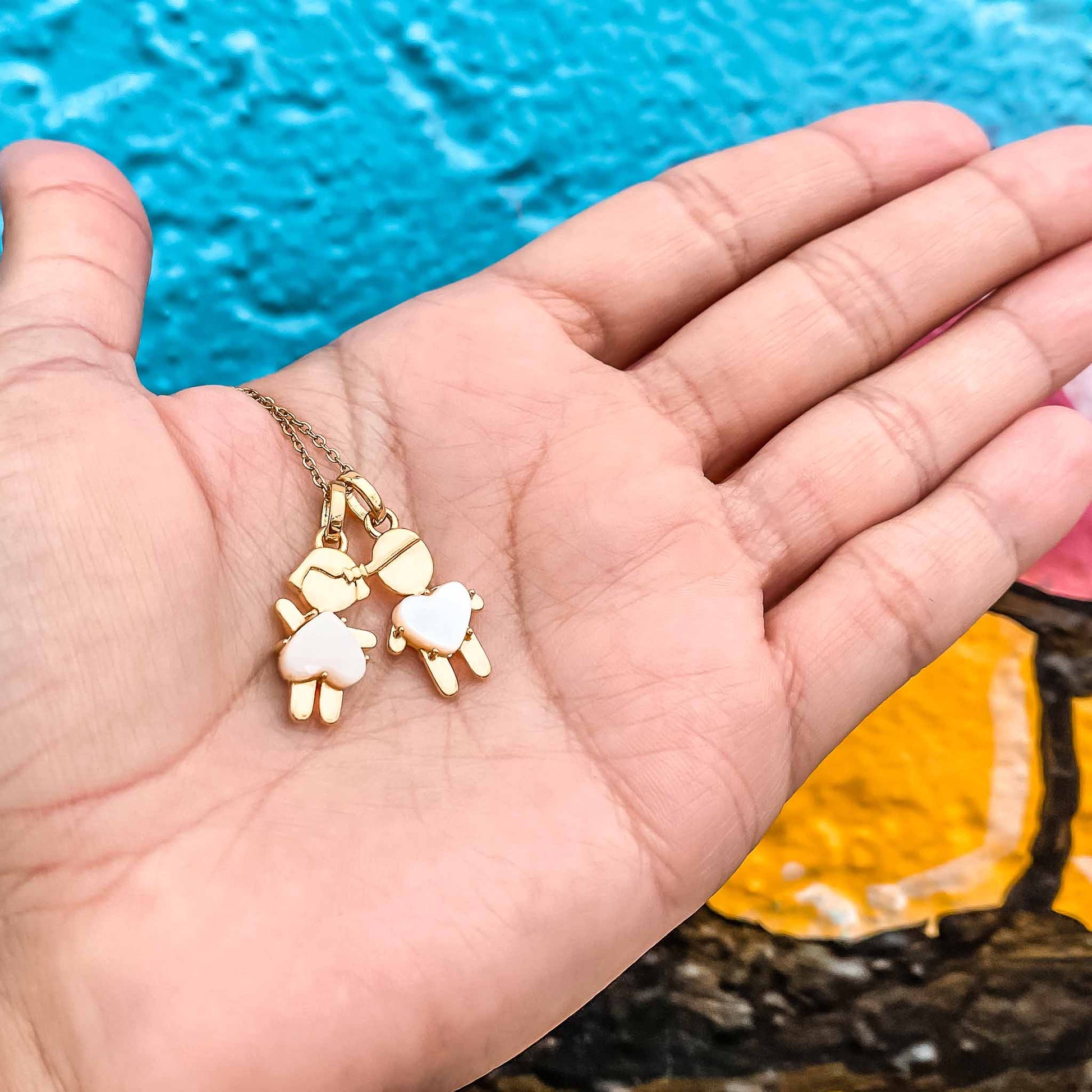 One-of-a-kind birthstone jewelry collection. This unique & meaningful birthstone charm necklace is the perfect gift for yourself, Mother's Day, Valentine's Day, baby shower, Christmas & birthdays. A personalized gift idea for every mom, mom-to-be, grandma, bride, bridesmaid, daughter, wife, mother-in-law & loved one.