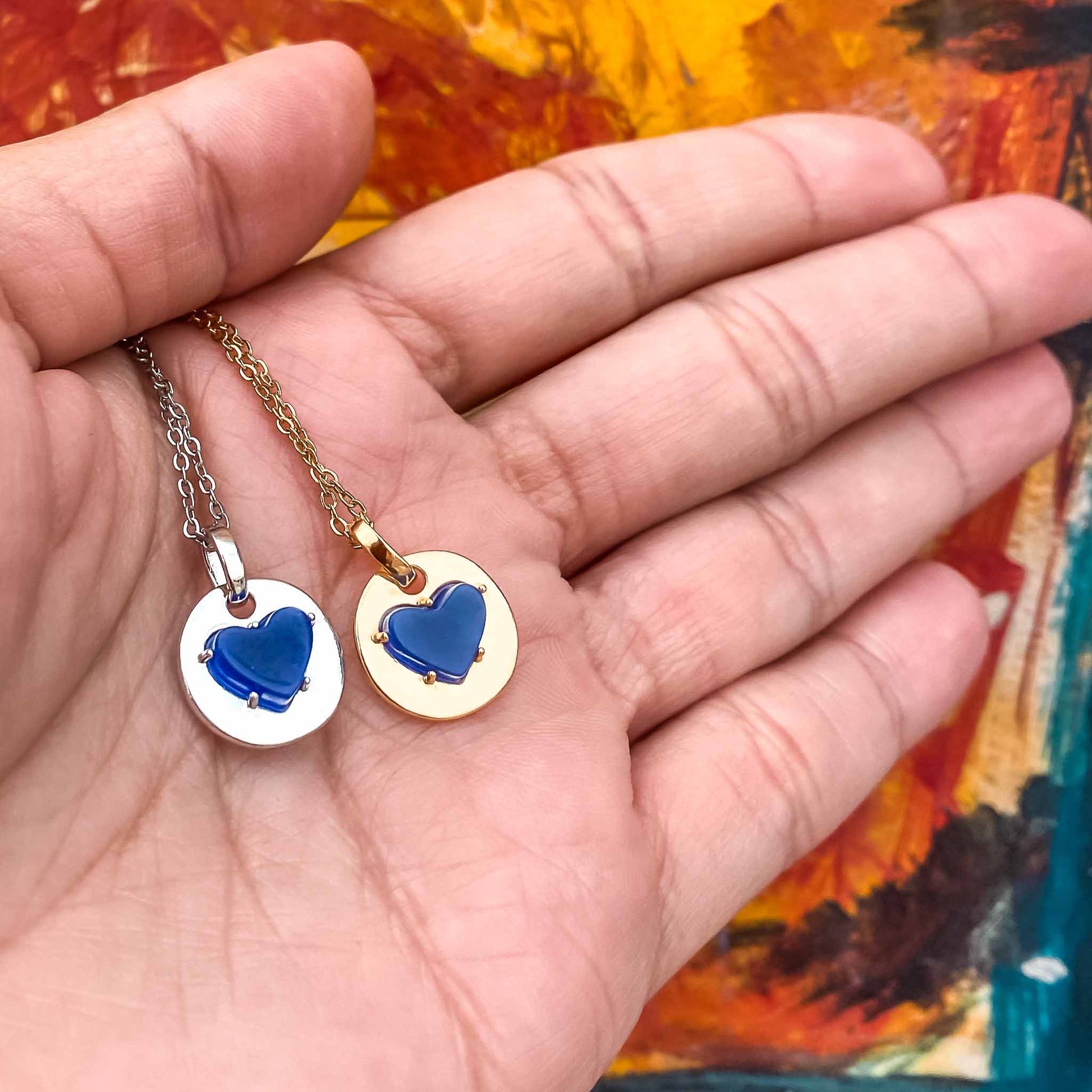 Sapphire is September's birthstone and the gem for the 5th & 45th wedding anniversaries. This charm necklace is the perfect gift for yourself, Mother's Day, Valentine's Day, graduation, Christmas and birthdays. A personalized gift for every mom, grandma, bride, bridesmaid, daughter, wife, mother-in-law & loved one.