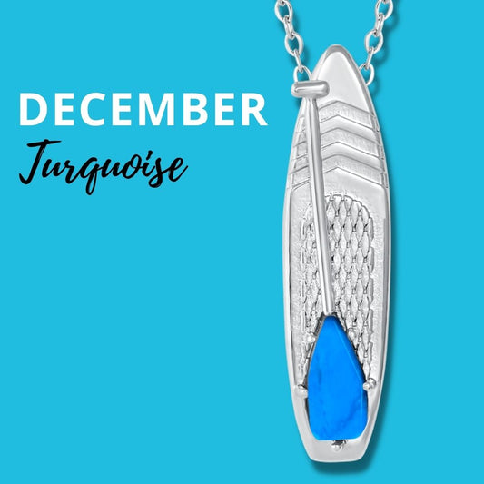 Looking for places to buy or rent a paddle board? This stand up paddle board pendant will be the best and highest performance SUP you'll ever find. Take your paddle board with you, even when you're not surfing, racing or touring. Shop November's birthstone SUP jewelry online or at a surf shop near you.