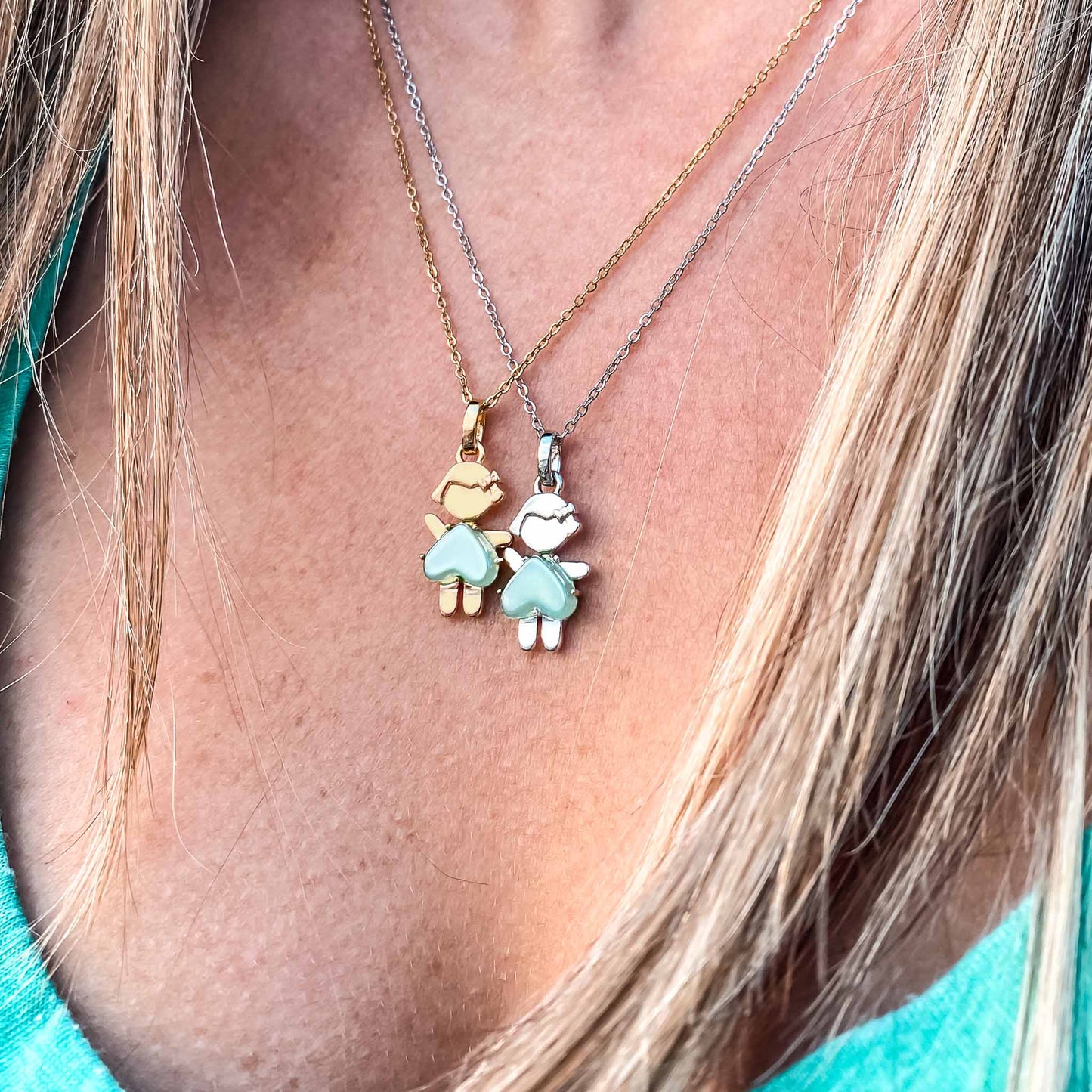 One-of-a-kind birthstone jewelry collection. This unique & meaningful birthstone charm necklace is the perfect gift for yourself, Mother's Day, Valentine's Day, baby shower, Christmas & birthdays. A personalized gift idea for every mom, mom-to-be, grandma, bride, bridesmaid, daughter, wife, mother-in-law & loved one.