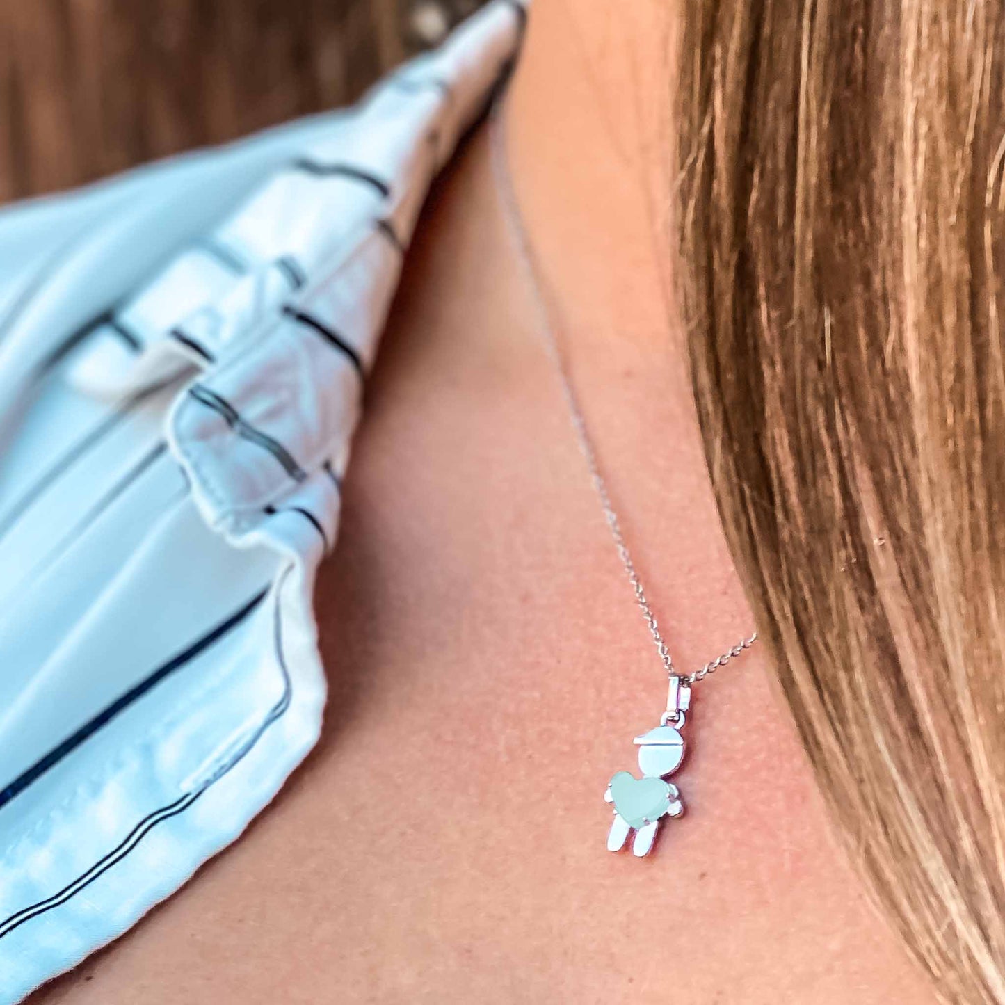 One-of-a-kind birthstone jewelry collection. This unique & meaningful birthstone charm necklace is the perfect gift for yourself, Mother's Day, Valentine's Day, baby shower, Christmas & birthdays. A personalized gift idea for every mom, mom-to-be, grandma, bride, bridesmaid, daughter, wife, mother-in-law & loved one.