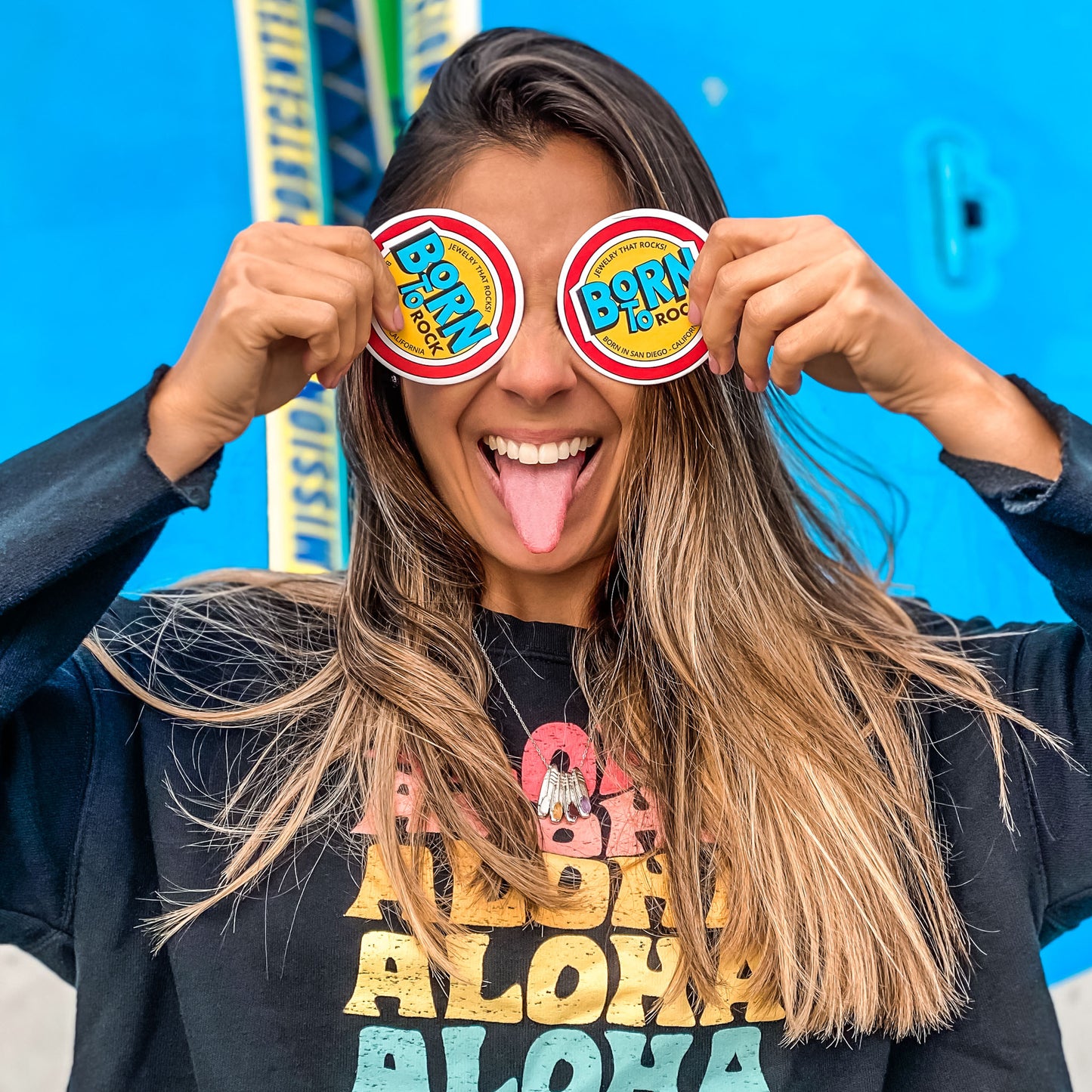 FREE Born to Rock sticker available in every online order! Our colorful sticker is great for decorating water bottles, car windows, journals, notebooks, laptops, cups, bikes, skateboards, anything you want to add that extra color and fun!