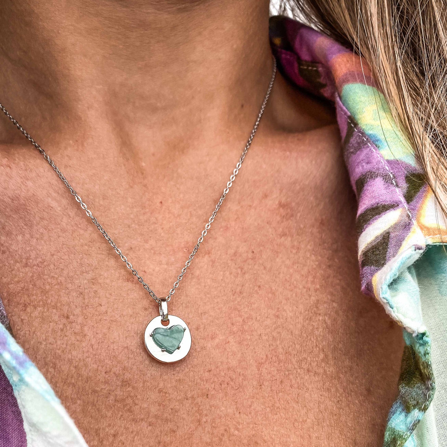 Emerald is May's birthstone & the gem for the 20th & 25th wedding anniversaries. This unique charm necklace is the perfect gift for yourself, Mother's Day, Valentine's Day, graduation, Christmas and birthdays. A personalized gift idea for every mom, grandma, bride, bridesmaid, daughter, wife, mother-in-law & loved one.