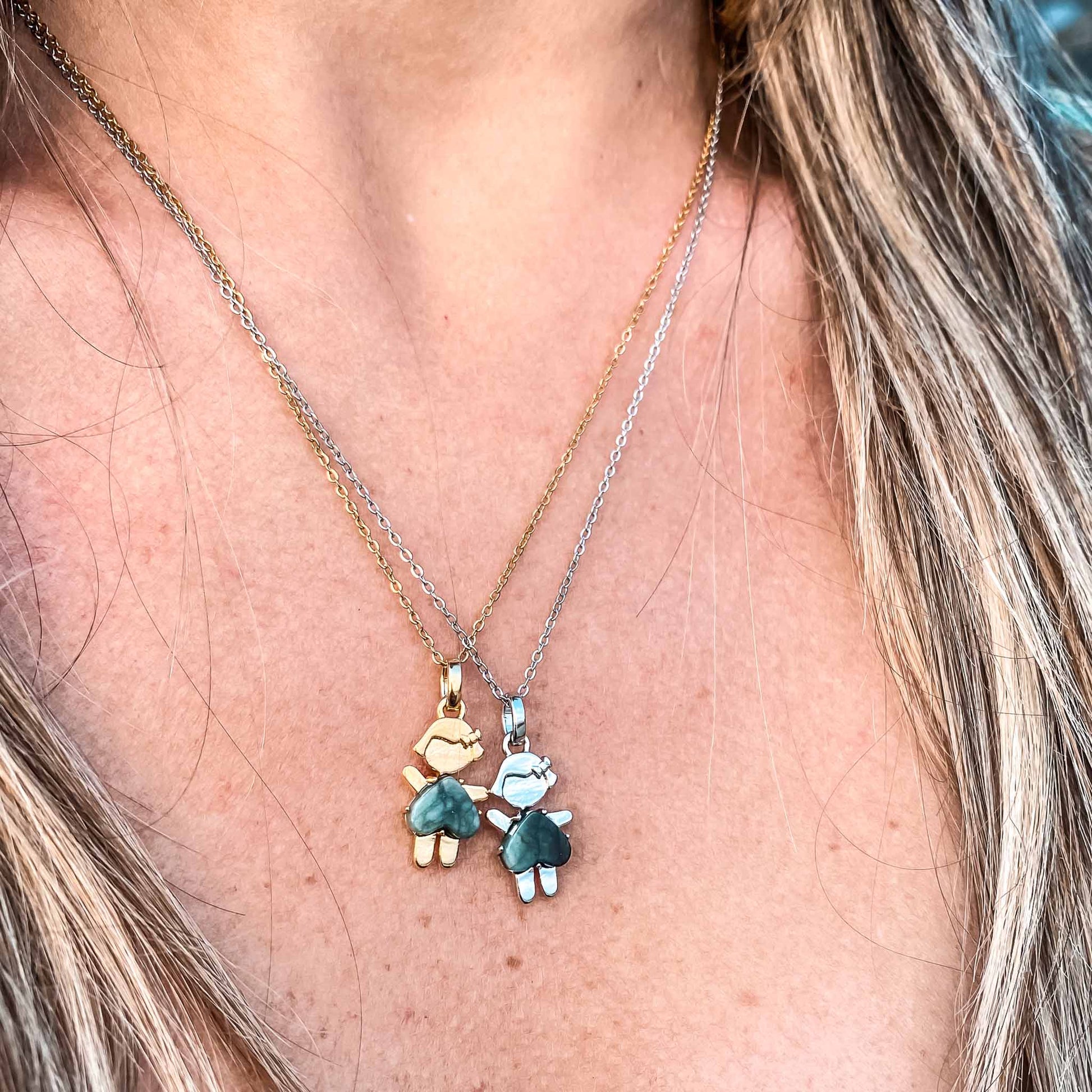 One-of-a-kind birthstone jewelry collection. This unique & meaningful birthstone charm necklace is the perfect gift for yourself, Mother's Day, Valentine's Day, baby shower, Christmas & birthdays. A personalized gift idea for every mom, mom-to-be, grandma, bride, bridesmaid, daughter, wife, mother-in-law & loved one.