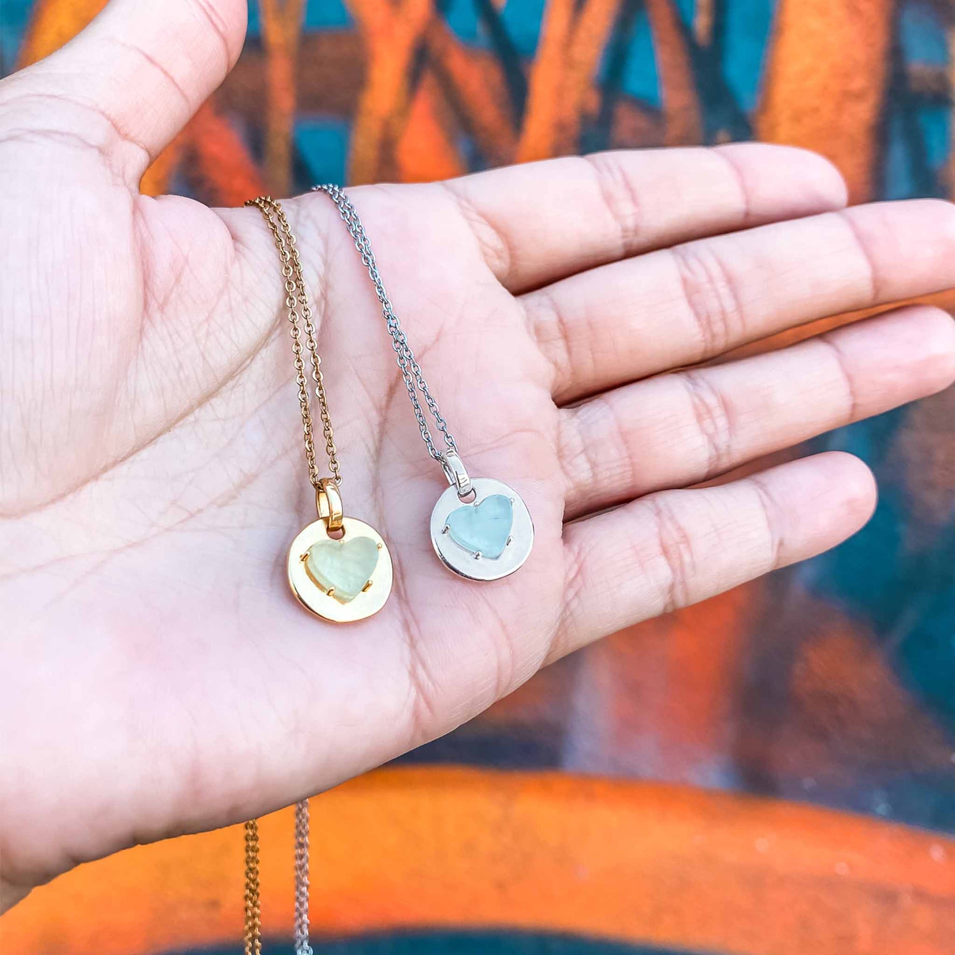 Aquamarine is March's birthstone and the gem for the 19th wedding anniversary. This unique charm necklace is the perfect gift for yourself, Mother's Day, Valentine's Day, graduation, Christmas and birthdays. A personalized gift idea for every mom, grandma, bride, bridesmaid, daughter, wife, mother-in-law & loved one.