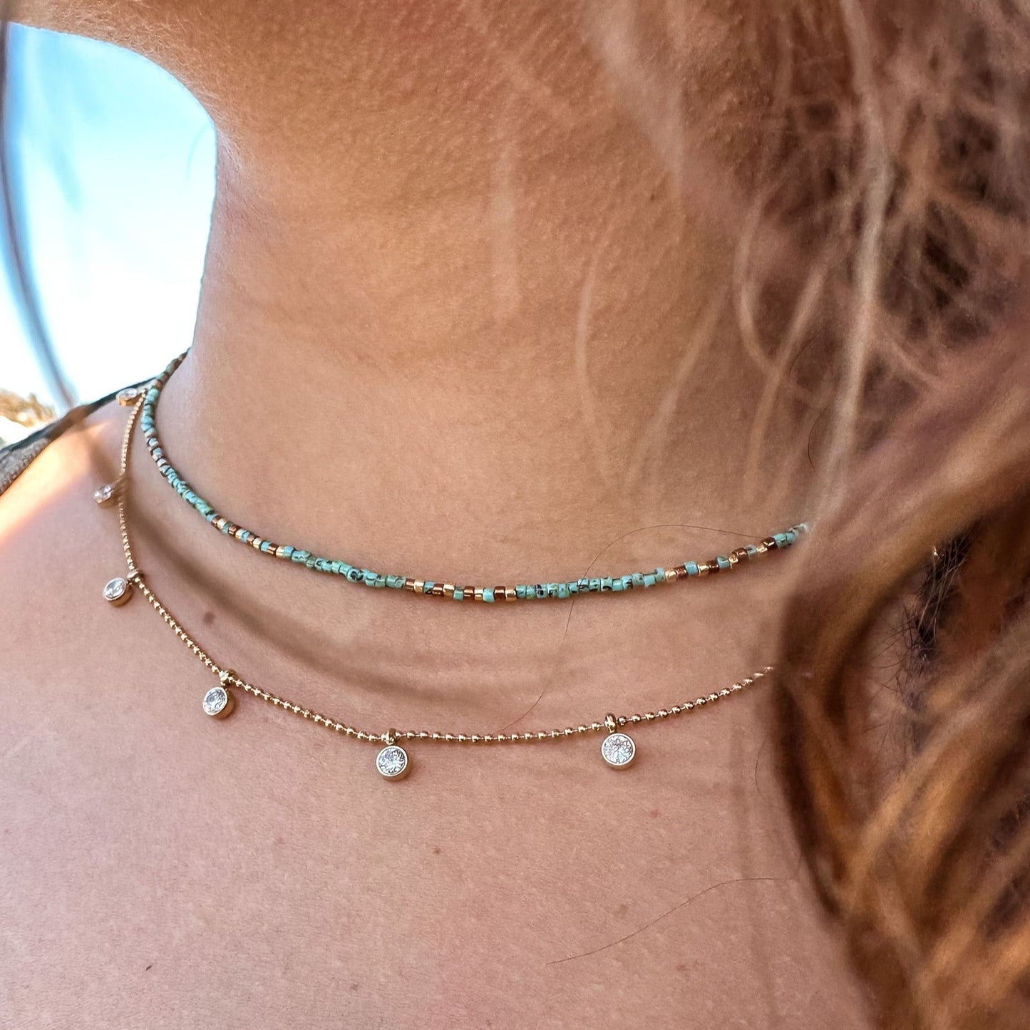 Tidepool Beaded Necklace