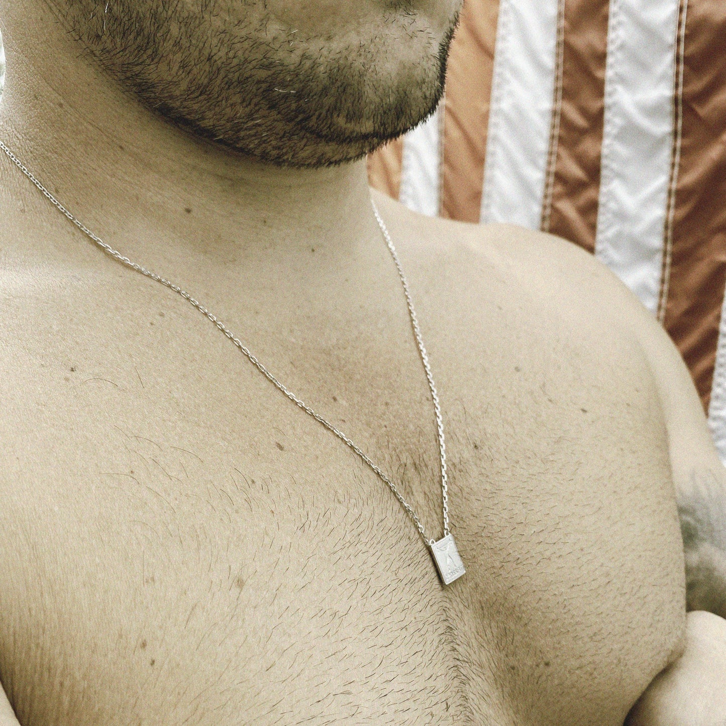 Crossfit Silver Necklace