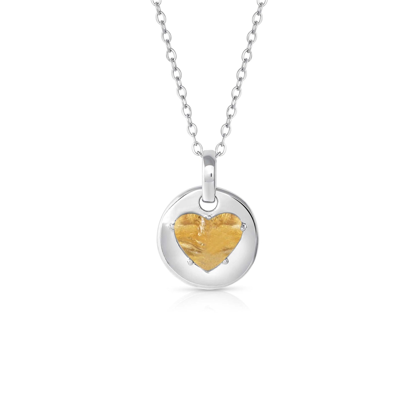 Citrine is November's birthstone and the gem for the 13th wedding anniversary. This unique charm necklace is the perfect gift for yourself, Mother's Day, Valentine's Day, graduation, Christmas and birthdays. A personalized gift idea for every mom, grandma, bride, bridesmaid, daughter, wife, mother-in-law & loved one.