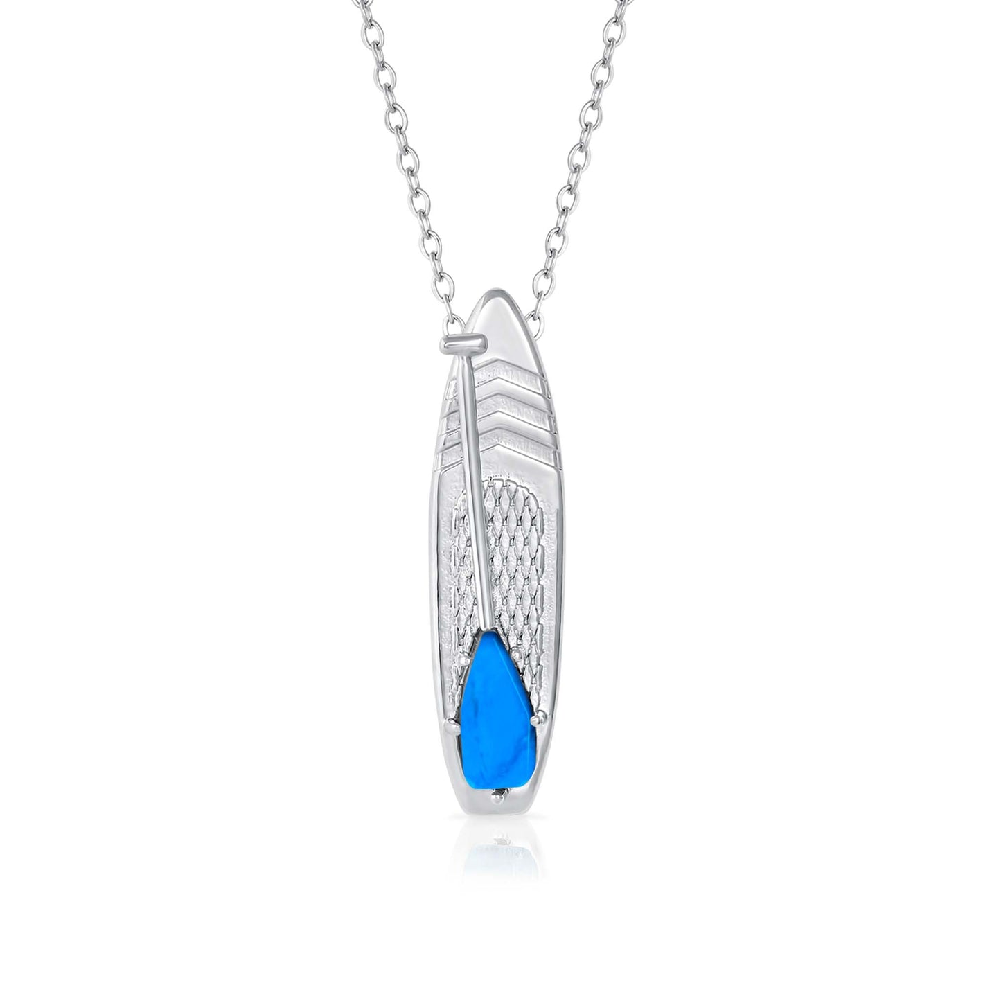 Looking for places to buy or rent a paddle board? This stand up paddle board pendant will be the best and highest performance SUP you'll ever find. Take your paddle board with you, even when you're not surfing, racing or touring. Shop November's birthstone SUP jewelry online or at a surf shop near you.