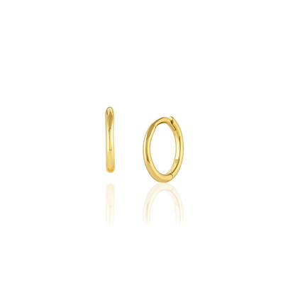 Gold Classic Hoops - 12mm