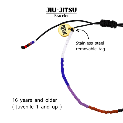 Jiu-Jitsu Adult Belt Rank Bracelet