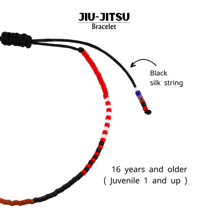 Jiu-Jitsu Adult Belt Rank Bracelet