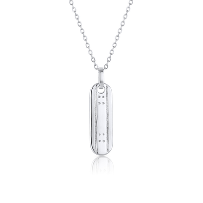 Skateboard Charm Necklace - 16"-18" chain