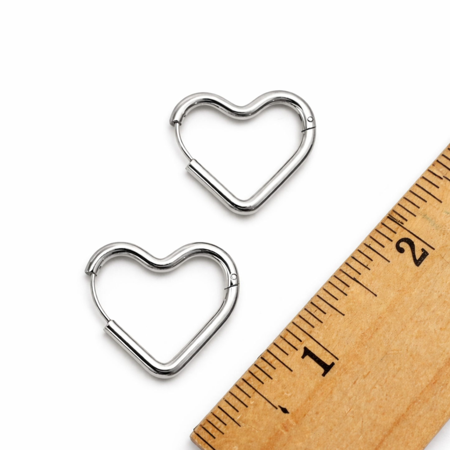 Heart Huggies - White