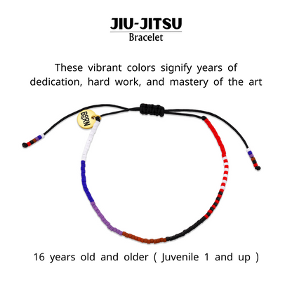 Jiu-Jitsu Adult Belt Rank Bracelet