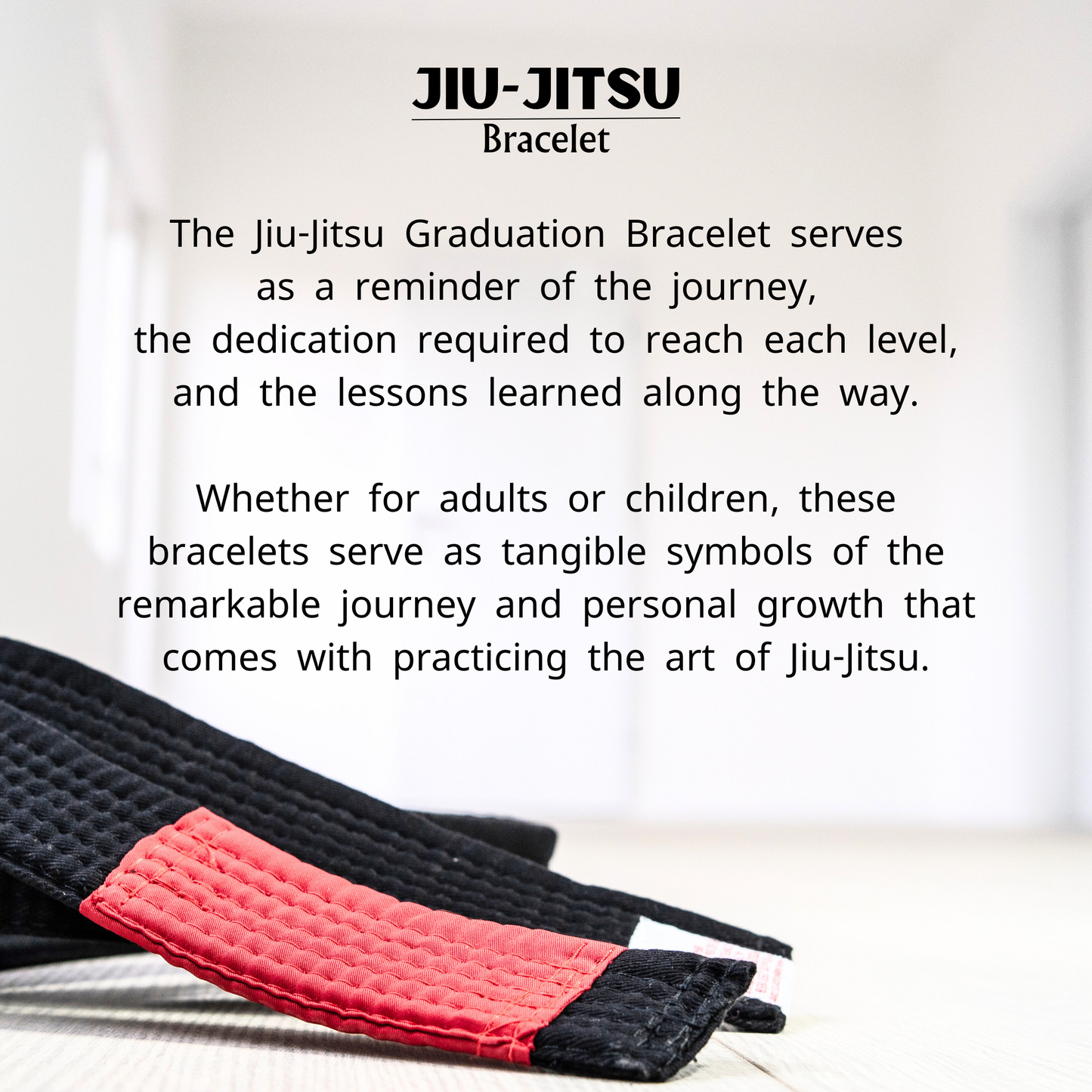 Jiu-Jitsu Adult Belt Rank Bracelet