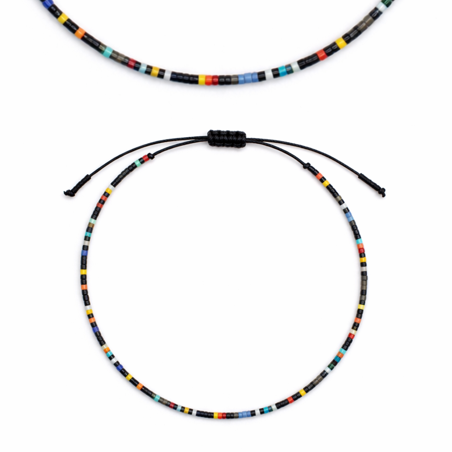 Sausalito Adjustable Beaded Anklet
