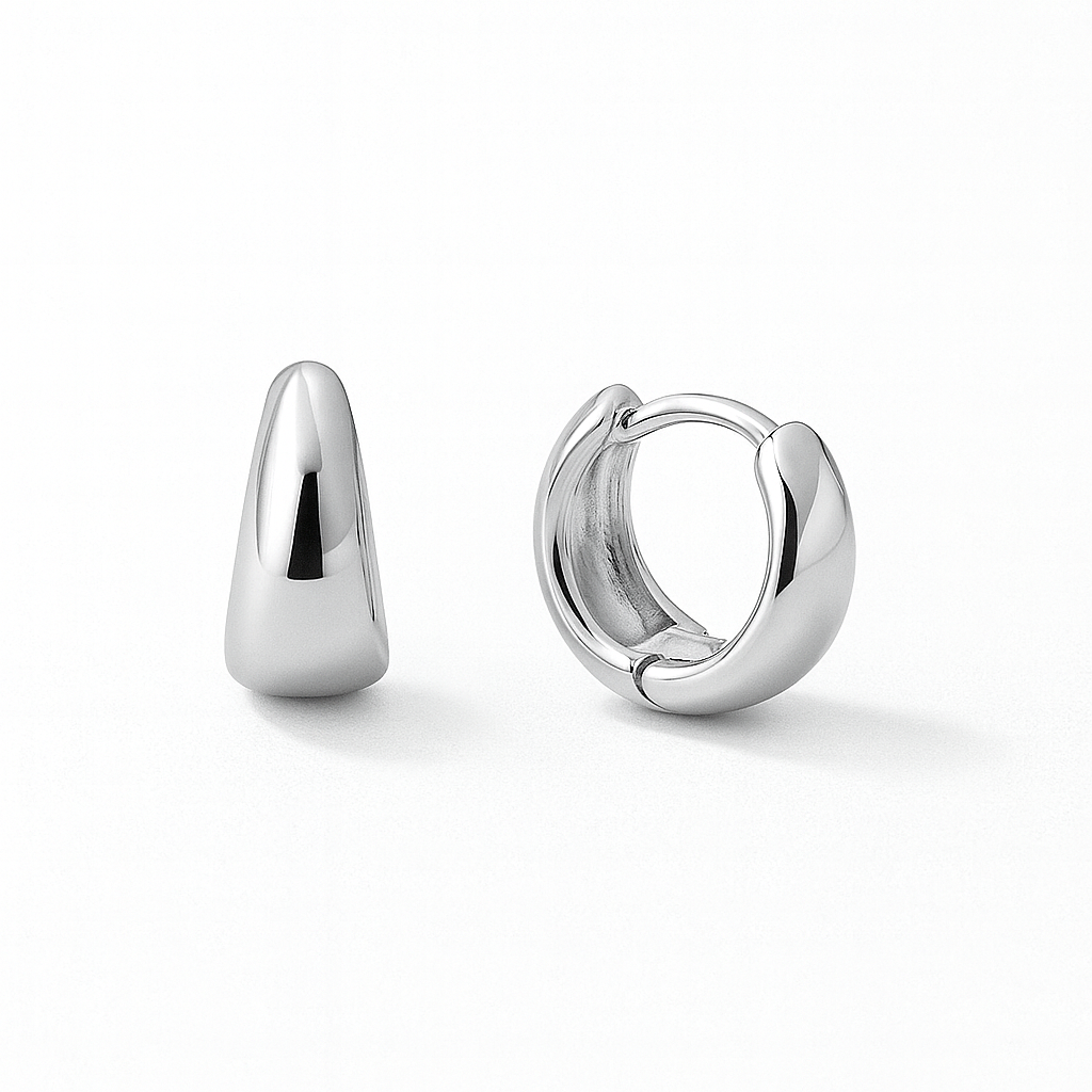 Silver Petite Huggies