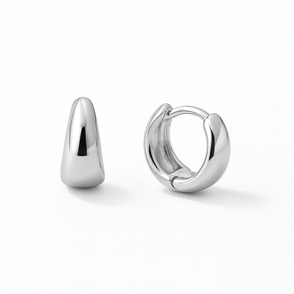 Silver Petite Huggies