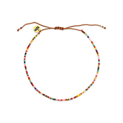 Sprinkles Adjustable Beaded Anklet